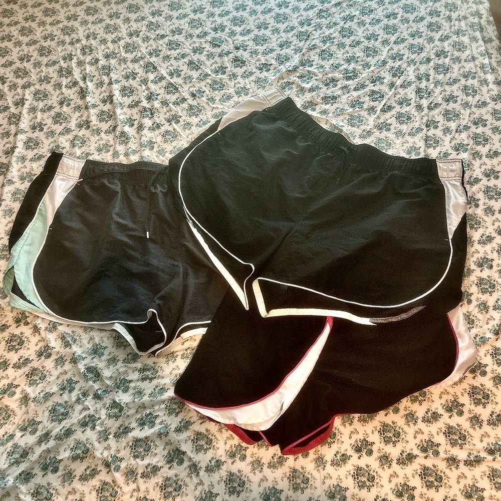 BCG Women's Athletic Shorts - Black and White
